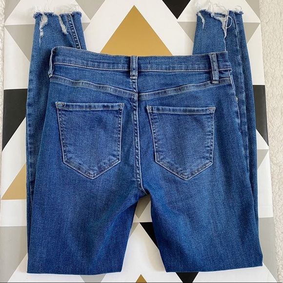 Free People Shark Bite High Rise Skinny Jeans 26 - Picture 5 of 9